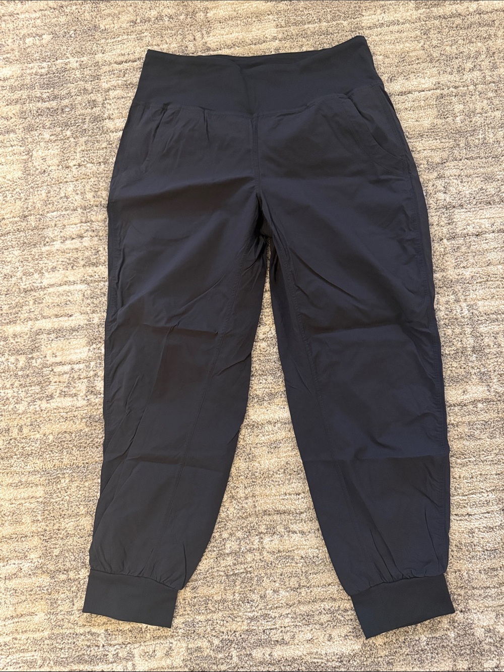 Women’s Black Jogger Pants - Comfortable Stretch Waist